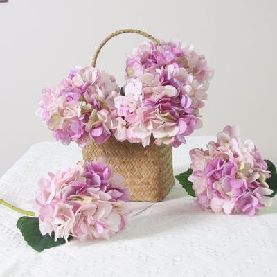 Violet Hydrangea Simulation Wedding Flower Arrangement Ornaments
