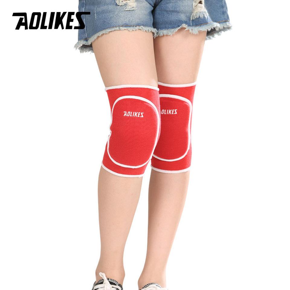 Aolikes Kids Thick Sponge Knee Pads for Dance Volleyball Tennis Sport Gym Kneepads Children Knee Protection Support