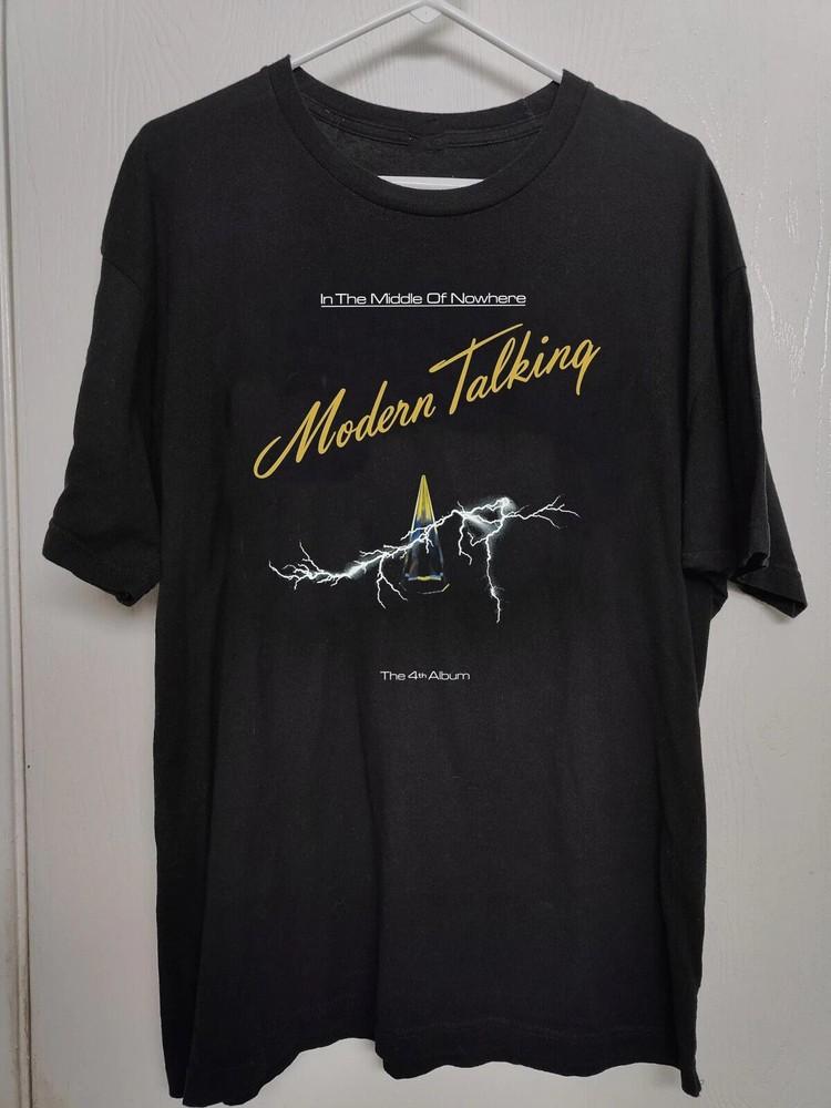 Modern Talking In The Middle Of Nowhere T shirt Tops tees Men's Women's Black All Size