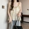 French Sweet Ruffle Doll Top - Summer Resort-Style Loose Sleeveless Camisole