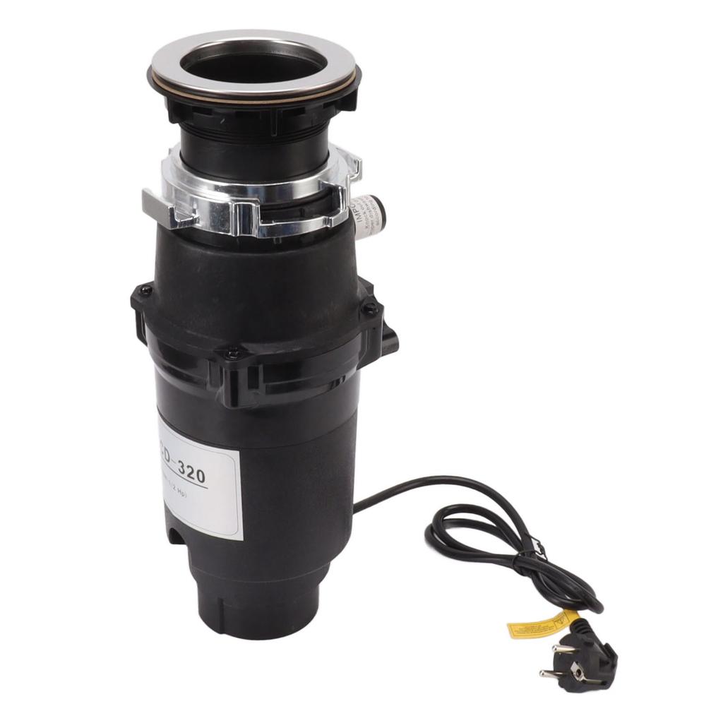 Garbage Disposal 1050ml Capacity Kitchen Food Waste Disposer Low Noise Splashing Proof Garbage