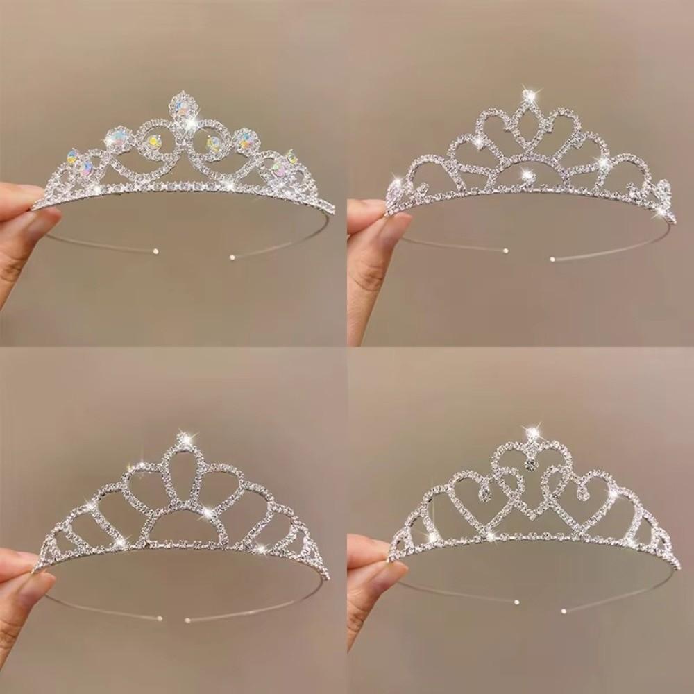 Hair Ornament Bride Crown Crystal Rhinestone Wedding Tiaras Wedding Crown Children