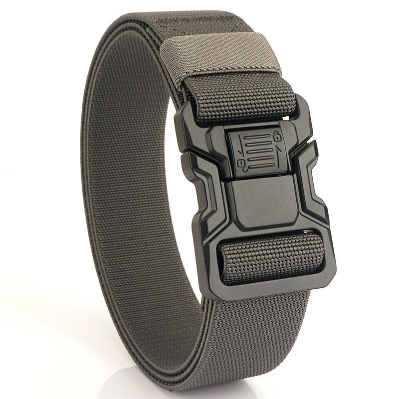 

3.8Cm new double insurance release aluminum alloy buckle nylon belt, men s Cobra tactical belt 125cm