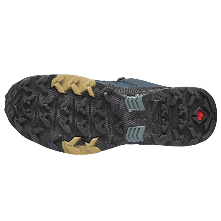 SALOMON X Ultra 4 Mountaineering & Hiking Shoes Men's Low top Black/Blue 416230