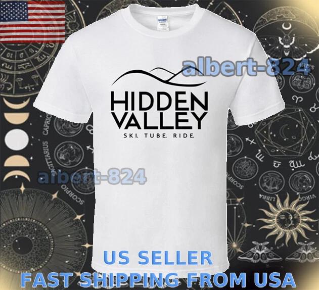 

NEW SHIRT HIDDEN VALLEY SKI TUBE RIDE LOGO T shirt FUNNY AMERICAN SIZE S TO 5XL S