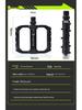 Anti-slip aluminium mountainbikepedalen met dubbele DU-lagers