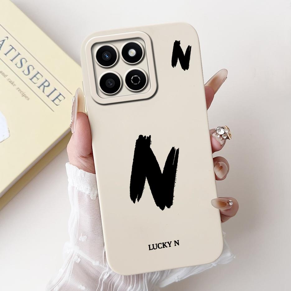 For Honor X7C Case ALT-LX2 Cute Lucky Letters Cover Shockproof Soft TPU Phone Case For Honor 200 Smart HonorX7C Back Cover Coque
