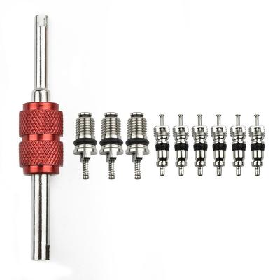 Kit de herramientas de instalación y extracción de núcleos de válvulas, accesorios para automóviles, piezas de metal