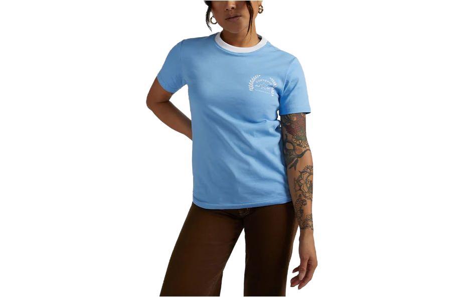 Converse Chuck Ringer T Shirt Women s Blue 10025896-A02 XS