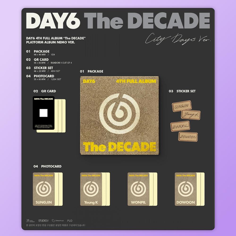 (PRE-ORDER) DAY6 - 4th Album The DECADE (Platform Album Nemo Ver.)