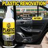 Car Plastic Part Crystal Coating Renovator, Black Interior Dashboard Wax for Vehicles, Whitening Restoration Agent, Tire Blacken