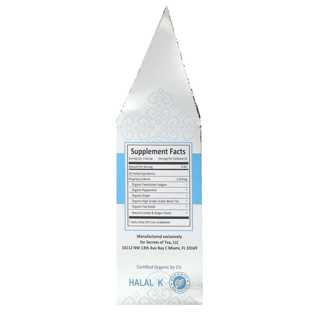 Organic Detox Colon Lock Tea, 20 Tea Bags, 40G (1.41Oz)