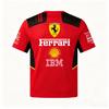 2026 Ferrari Summer Round Neck 3D Print T-shirt Formula 1 Motor Racing Short Sleeve Top