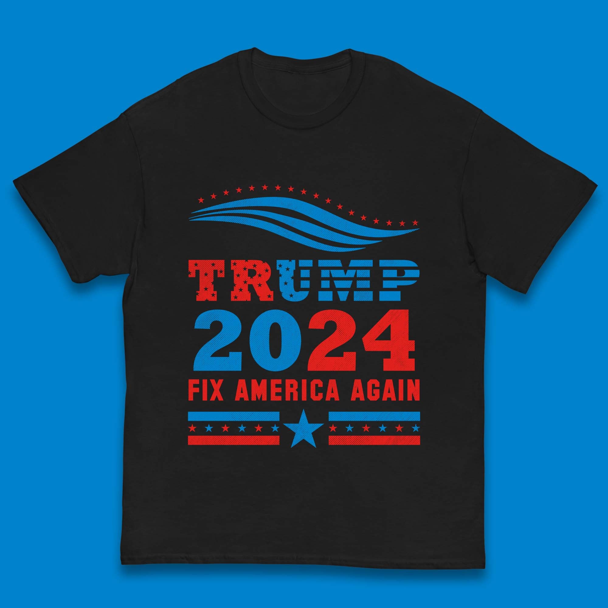 Trump 2024 Fix America Again Kids T-Shirt 100
