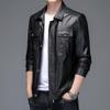 Autumn New Genuine Leather Jacket Men's Slim Short Lapel Leather Jacket Young Men's Genuine Leather Jacket