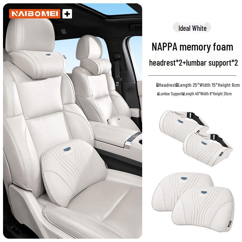 Neck & Lumbar Support Headrest for Geely Xingyue, Binyue, Emgrand, Borui, Geometry, and ICON Series Car Seats