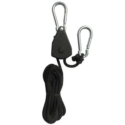 1/2/4/6/8/10/12/14/16pcs Lifting Pulley Hook 1/8 Lift Pulley Lamp Pulley Ropes Pulley 1.6M Canoe Boat Bow Stern Rope for Camping