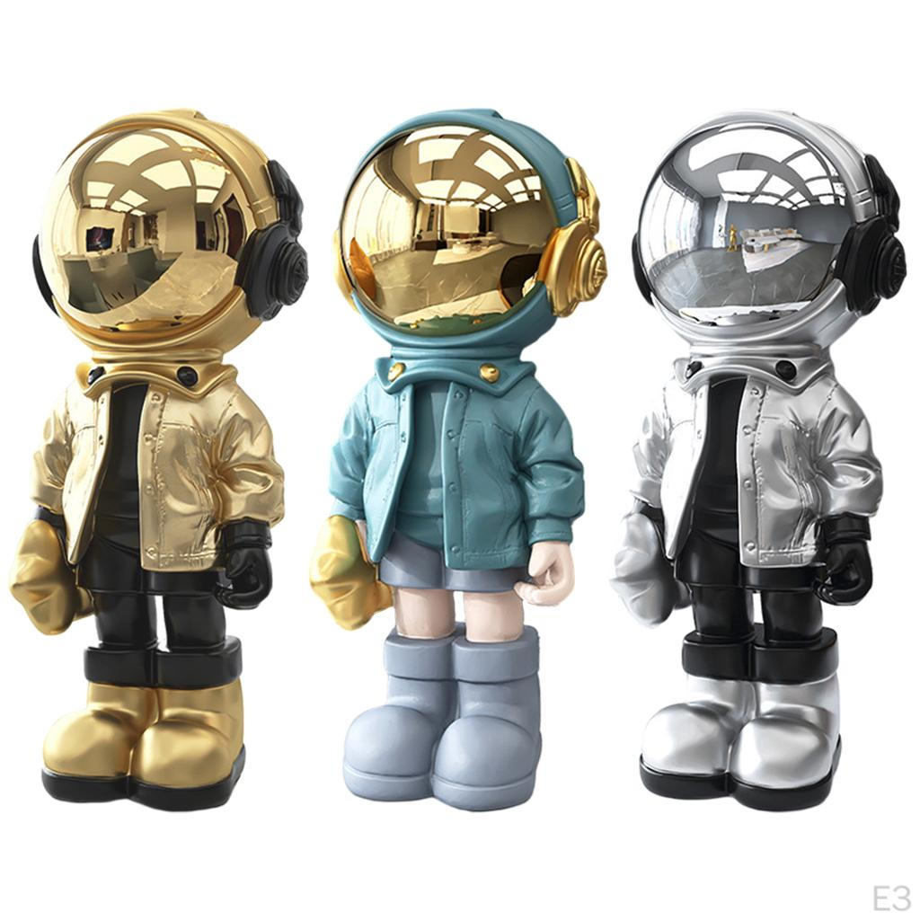 Soška astronauta Dárek Miniatury Doplňky pro Stolní Dekoraci Kancelář Děti