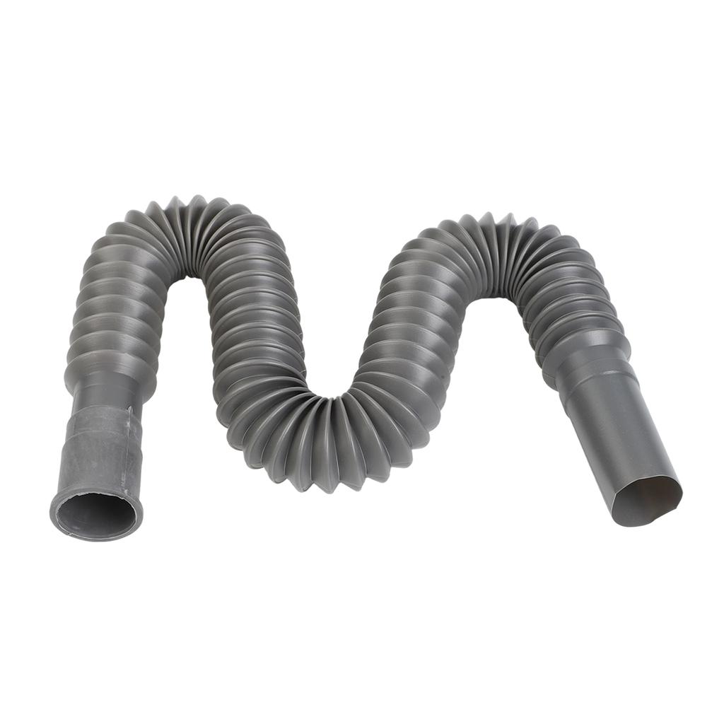 Drain Hose Hose Pipe PP + PVC 1Pcs Accessories Home Plastic Sink Strainer Water Drain 80cm Basin Extension Gray