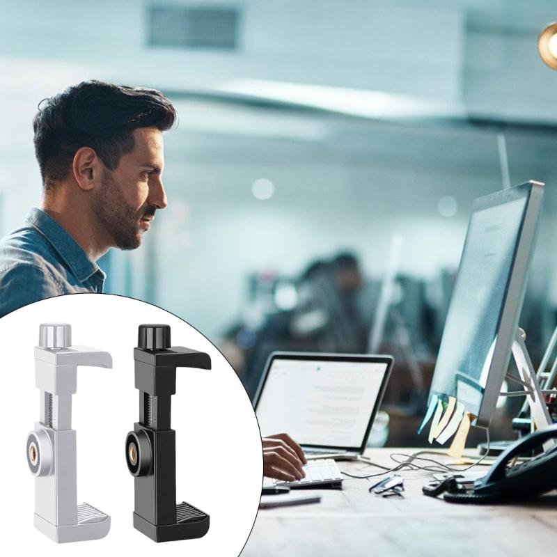 Multiple Purpose 1/4" Screw Mount Clamp for Cameras, Phones, and Security Camera Stable and Portable