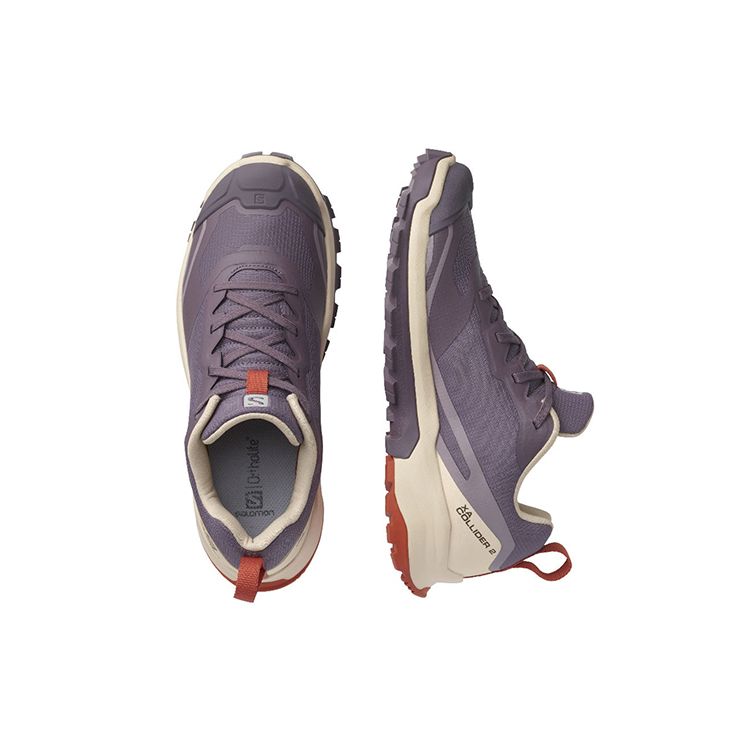 SALOMON Xa Rogg 2 Xa Collider 2 Pu Fabric Non-Slip Wear-Resistant Low-Top Outdoor Functional Shoes Women Shoes Purple 415839