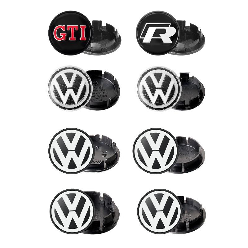 HIJK1 Emblems 56/65/66MM Car Wheel Center Hup Caps Wheel Cover For Volkswagen Passat CC Tiguan L Golf 6 Variant Touran Sagitar GTI VW