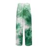 Men's Knitted Fashion Print Pocket Casual Pants Pajama Pants
