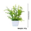 4 Pack Small Artificial Potted Plants Faux Greenery for Tabletop Shelf and Office Spaces Lifelike Leaves No Maintenance Needed