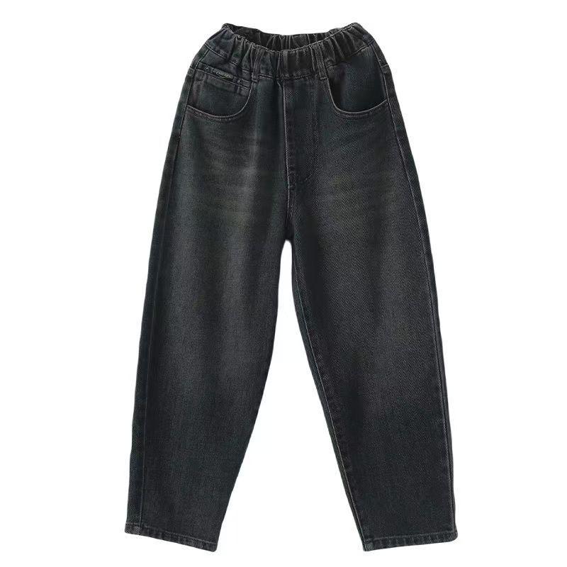 Boys' Stylish Spring/Autumn Jeans - Trendy Casual Long Pants for Medium and Large Kids