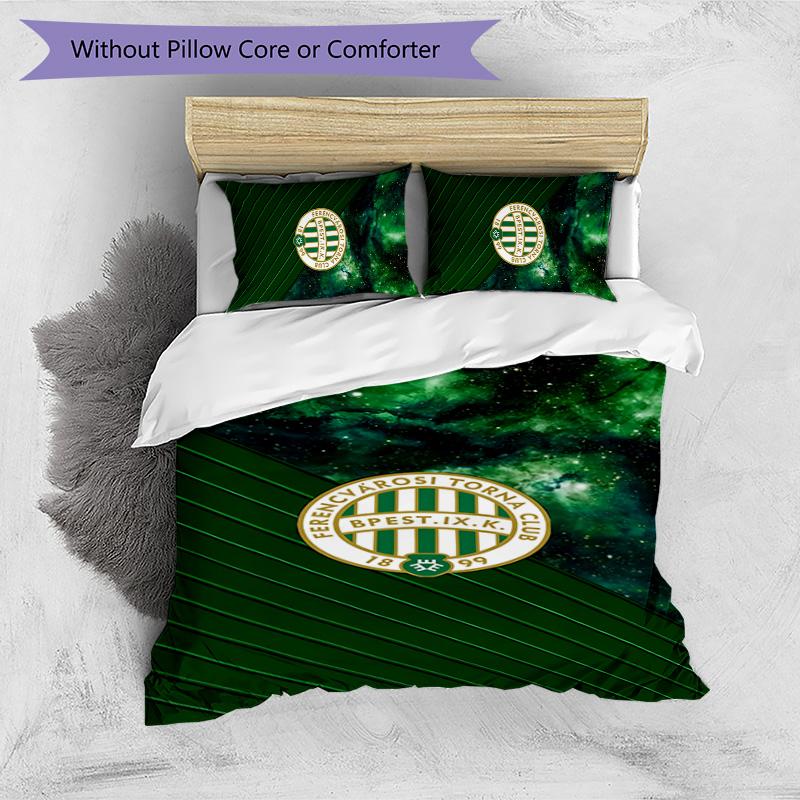 Set Biancheria da Letto 3 Pezzi con Stampa Ferencvaros Morbido Delicato sulla Pelle Lavabile Copripiumino e Federe Set Stagione Singola Camera da Letto