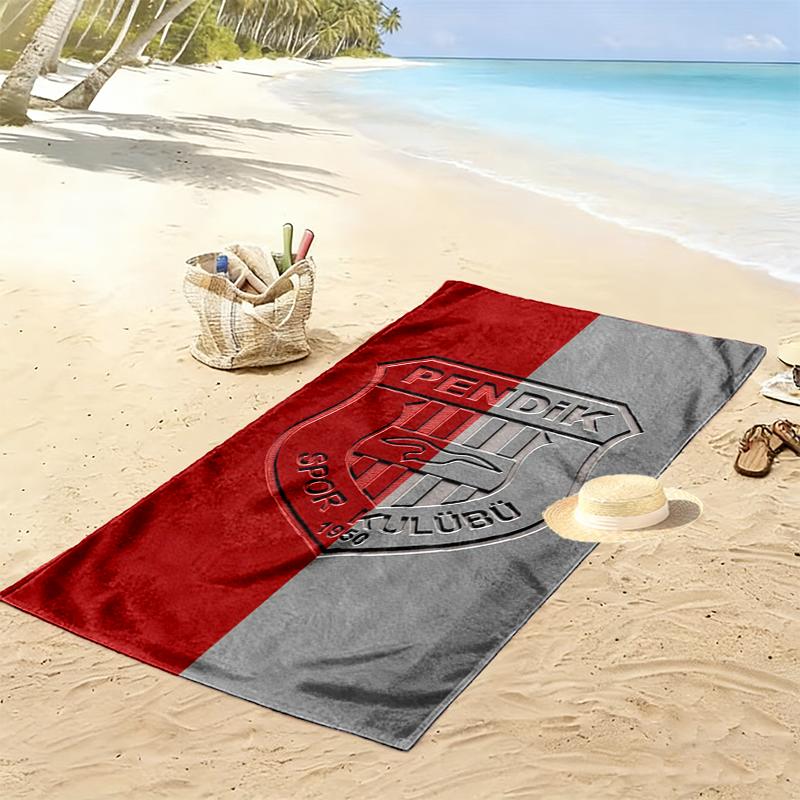 Pendikspor SK 1950 Print Beach Towel, Large Soft Quick Dry Towel for Beach Camping Swimming