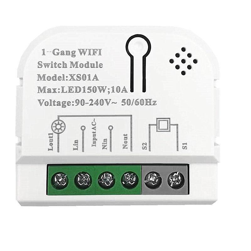 Graffiti Smart WiFi Voice-Controlled On/Off Switch with Alexa Integration, 1-Way Mini Module