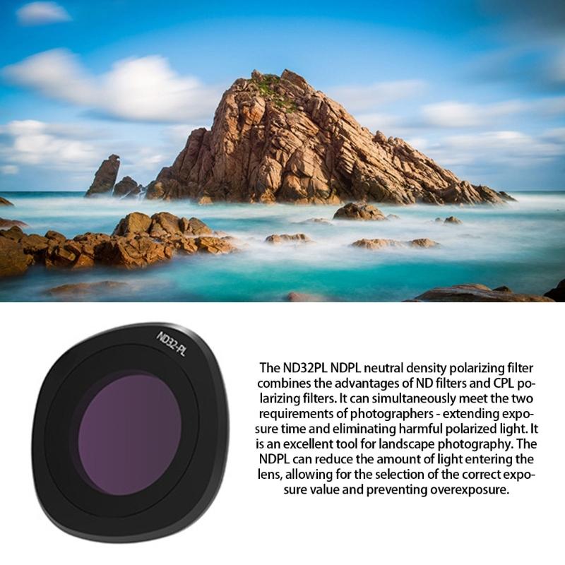 Protective Waterproof Lens Filter For Action Cameras High Light Transmission Scratch Resistant Aluminum Alloy Frame