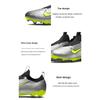 Nike Zoom Mercurial Vapor 15 Academy MG GS 25th Anniversary Pack Tênis Infantil Prata Metálico-Prata Preto FJ2040-060
