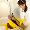 Shark Bee Plush Plushies Doll 2-in-1 Cross-dress Doll Hug Soft Cushion Soothing Pillow Companion Toy Stuffed