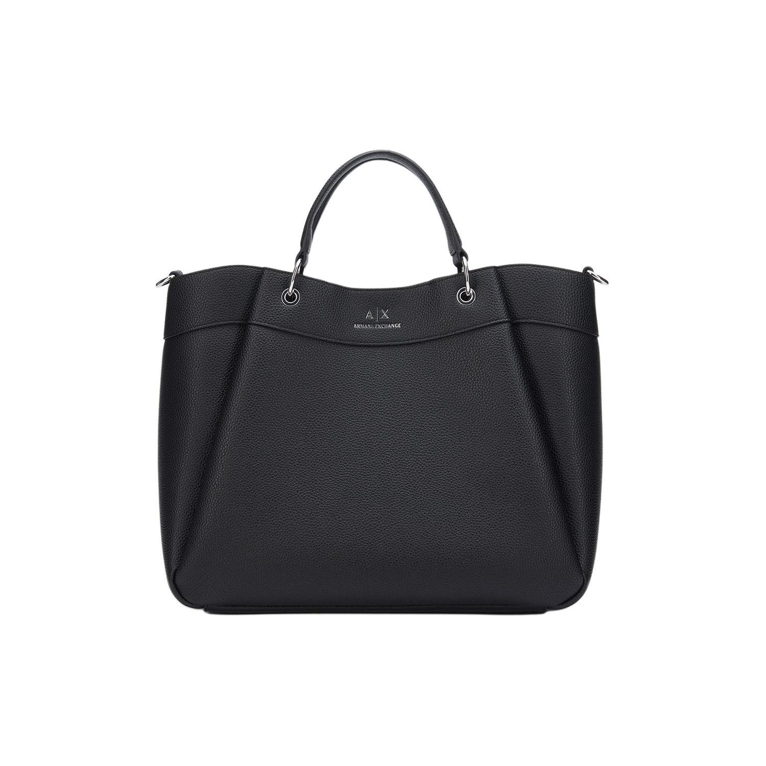 

Новая женская сумка-тоут ARMANI EXCHANGEAE из искусственной ПУ кожи с искусственной кожей, сумка для покупок, сумочка, черная 942910-CC783-00020 32*15*25CM