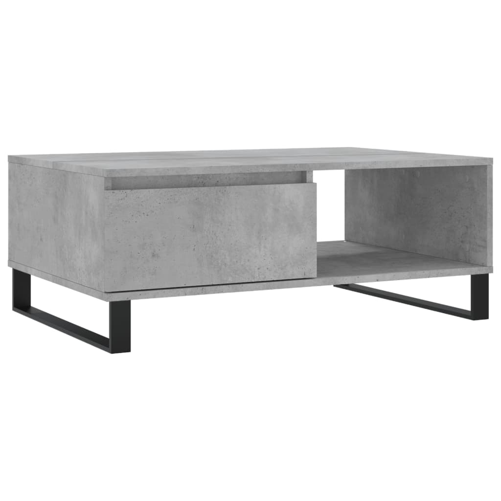Coffee Table Concrete Grey 90 x 60 x 35 cm Engineered Wood
