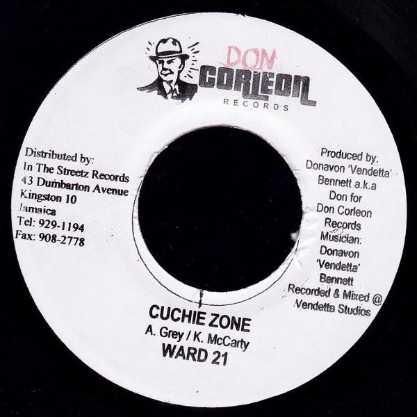 

7inch Record WARD 21 / REAGAN - Cuchie Zone / Brand NONE Don Corleon Rec 2003 Jamaica Reggae, Ska & Dub Used