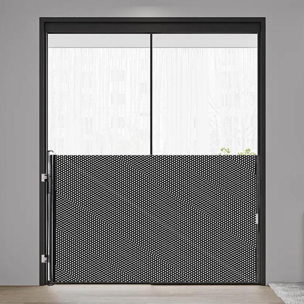 Retractable Gates For Dogs Cat Gate Suction Cup Foldable Fence Portable Adjustable Anti-jump 19.69x49.21in Child-proof For