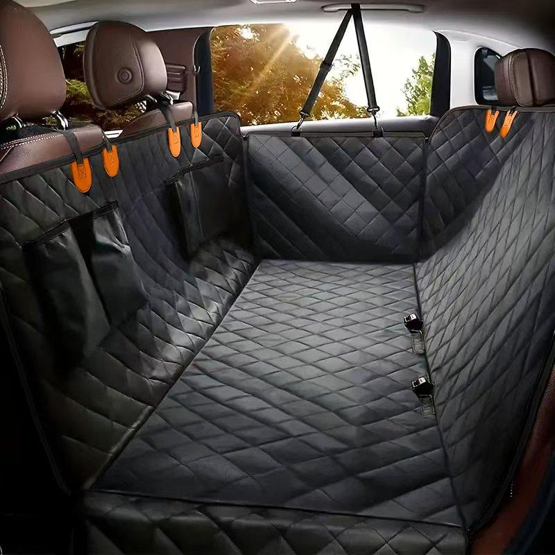 Dog Car Seat Cover For Pets 100% Waterproof Seat Cover Hammock Scratch Proof Nonslip Durable Soft Back Seat Cover For Cars Truck