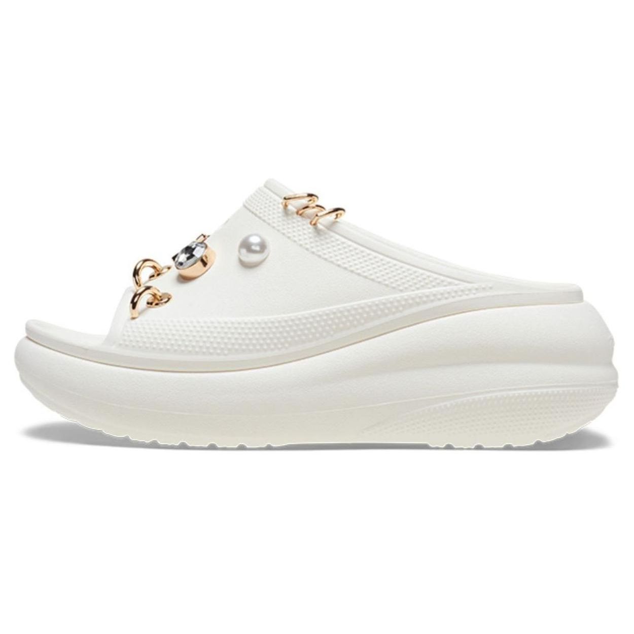 

Crocs Удобные Простые Универсальные Шлепанцы Женские Сандалии Белые 210081-0WV 39-40