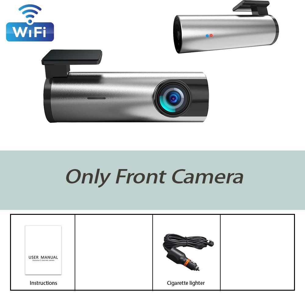 

HD1080P Автомобильный видеорегистратор Dash Cam Управление через приложение WiFi Запись во время движения Циклическая запись Ночное видение Широкоугольная видеокамера none