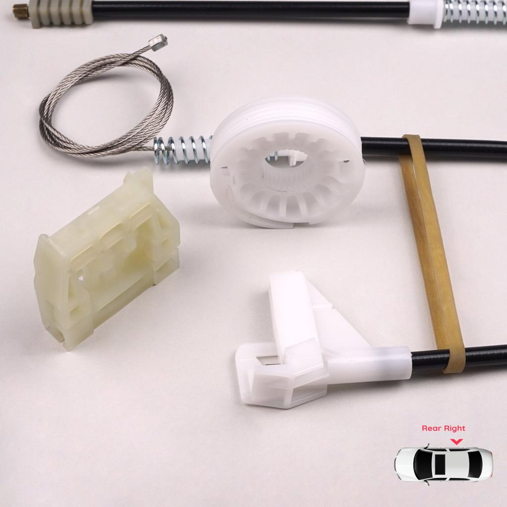 EWR548 Power Window Regulator Repair Set Rear Right Door for Skoda Octavia MK1 1U 1U2 1U5 2001-2010 4/5 Door Facelift 1U0839462B