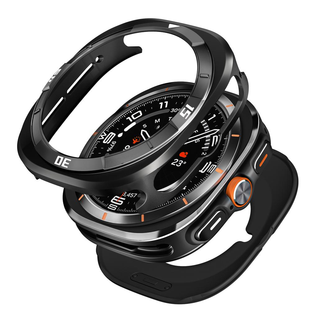 Hard Case For Samsung Galaxy Watch Ultra 2025/7 47mm With Scale Cover For Galaxy Ultra 47mm Smartwatch Anti-drop Bumper Frame