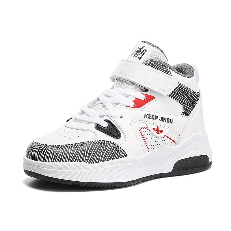 

Высокие туфли детская обувь осень новая кожаная детская спортивная обувь мужская модная брендовая обувь для начальной школы повседневная обувь 39