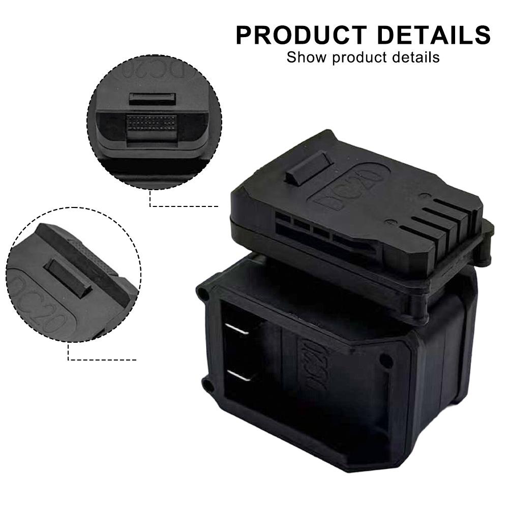 

For Heavy-duty Tasks 20V Battery Adapter Improve Performance Efficiency Tools Rotary Hammer Dual Battery Capability China Mainland