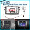 9 Inch Car Fascia Frame Adapter Android Radio Dash Fitting Panel Kit For Toyota Corolla 2008-2010