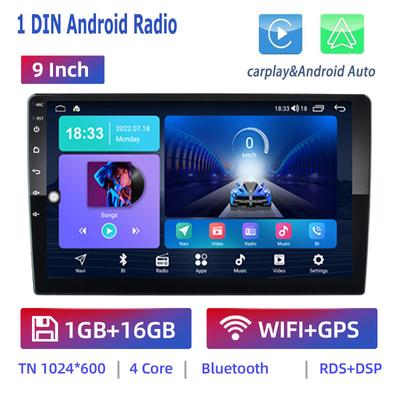 2 Din Android 9 inch Car Multimedia Video Player Universal Stereo Radio GPS pentru Volkswagen Nissan Hyundai Kia Toyota 1+16GB