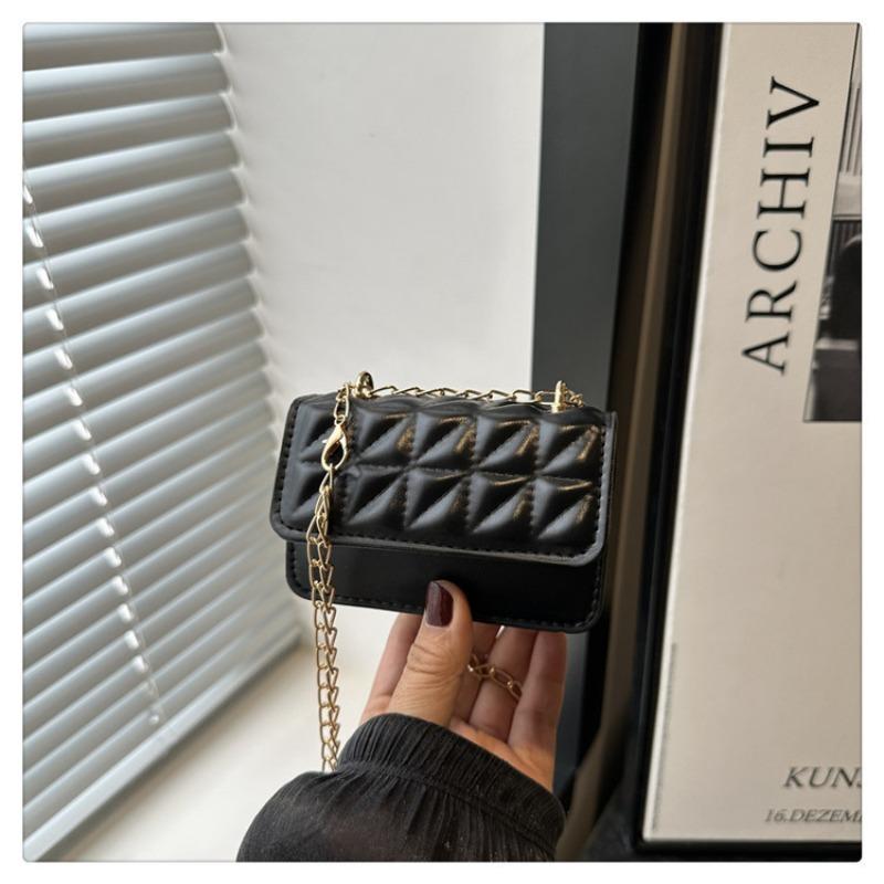 Simple Bag Women's New Popular Fashion Simple Shoulder Bag Casual Commuter Bag Small Square Bag