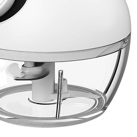 Mini Manual Garlic Chopper Portable Hand-Pull Food Processor for Garlic Ginger Chili Efficient Food Preparation Kitchen Gadget
